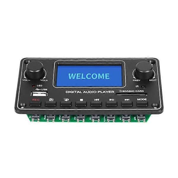 LCD MP3-afspillermodul 28X64 Display Bluetooth Digital Audio Decoder Board TDM157 USB SD BT FM til Ca