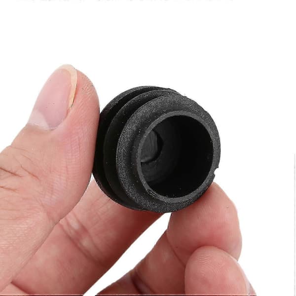 28mm Dia Rund Plast Blindplugg Endestykke Rør Innlegg 12 Stk