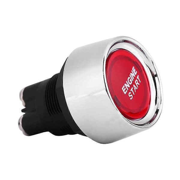 12V-24V 50A Startknapp for bilmotor med rød LED