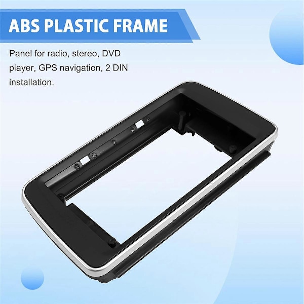 9 Tommer Bilradio Ramme Fascia Adapter Decoder Android Radio Dash Monteringspanel Sæt til Nissan Leaf 2