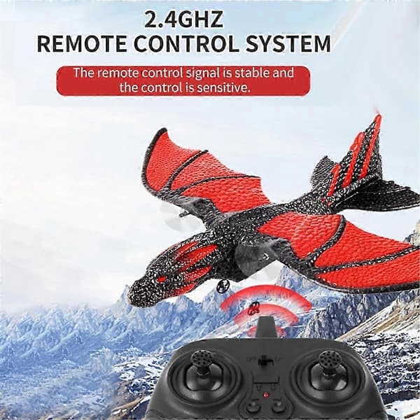 RC Flygplan 2.4G Simulerad Flygande Drake Flygplan Fjärrkontroll Flygmodell Glidflygplan EPP Skum