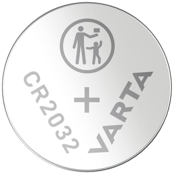 CR2032 3V Litium Knappcellebatteri 2-pakning