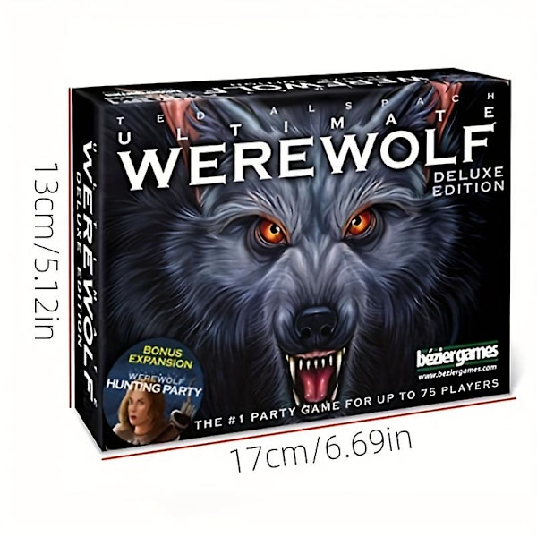 Nye modeller Brætspil, Ultimate Werewolf Deluxe Edition, Engagerende Social Deduktion, Hurtigt Spil, Hemmelige Roller & Bluffing Juleaften Taksig