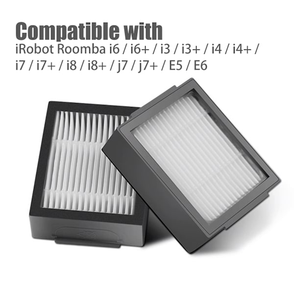 Replacement Filter 6-pack iRobot Roomba i6 / i6+ / i3 / i3+ / i4 / i4+ / i7 / i7+ / i8 / i8+ / j7 / j7+ / E5 / E6