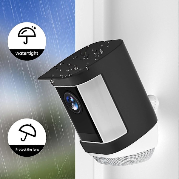 För Ring Spotlight Cam Plus Utomhussäkerhetskamera Väderbeständigt Fodral Flexibelt Silikonskydd