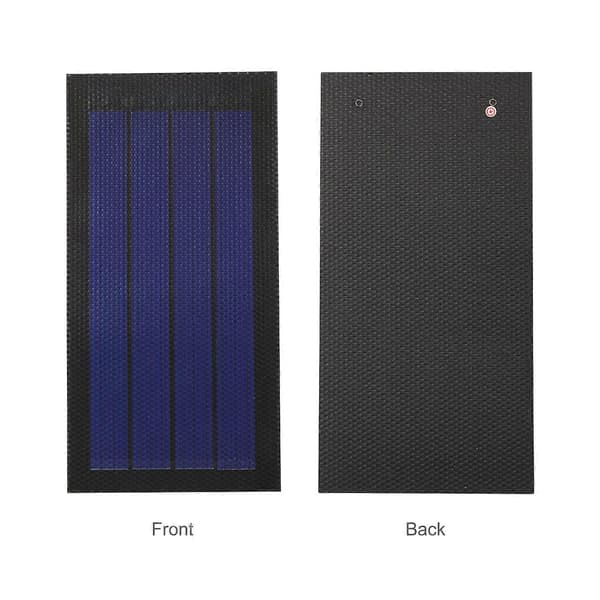 1W 6V Fleksibelt solcellepanel Lite Tynt Amorft Silisium Solcelle DIY Vanntett Camping Bærbar Strøm Solcellepanel Kompatibelt for Lys Vifte Hage P