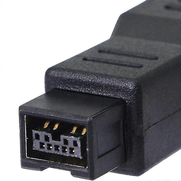Firewire IEEE 1394 Type A 400 6-pin Hunn til 1394 Type B 800 9-pin