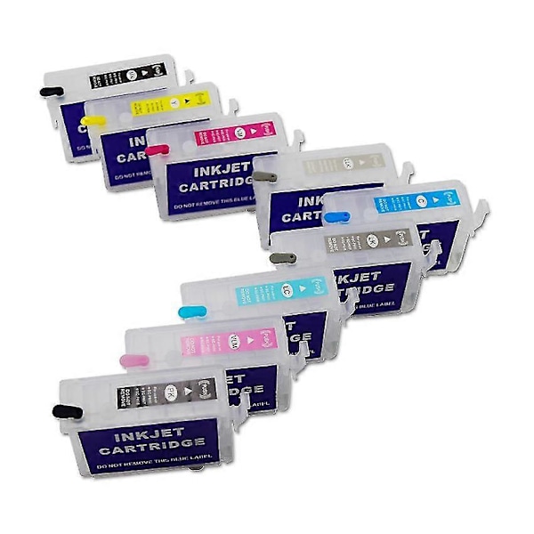 hg T76 T7601-T7609 P600 Genopfyldelig Blækpatron med Auto Reset ARC Chip til Epson SureColor-P600 Printer