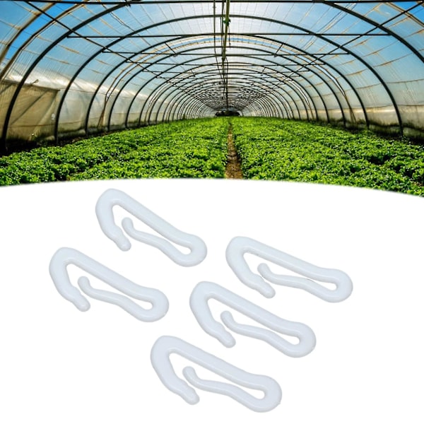 Plastikkrog til drivhus, grøntsagspodningsclips, bindebånd til haveplanter og vinstokke, 100 stk. til melonproducenter