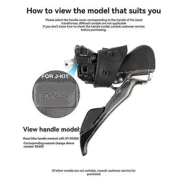 Shimano RS685 Vaihdevivun Suojukset - Jarrukahvan Kumiosat