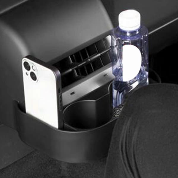 Koppholder for baksete, drikkeflaskeorganisator for Model 3 Model Y