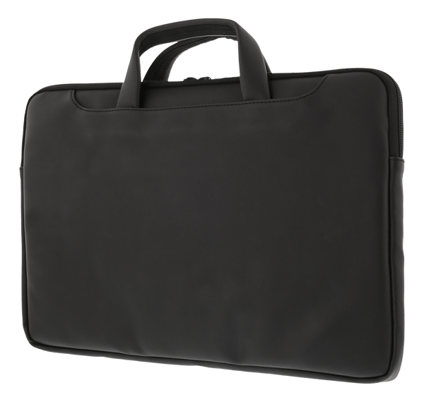 Notebooktaske op til 15,6\", PU læder, sort