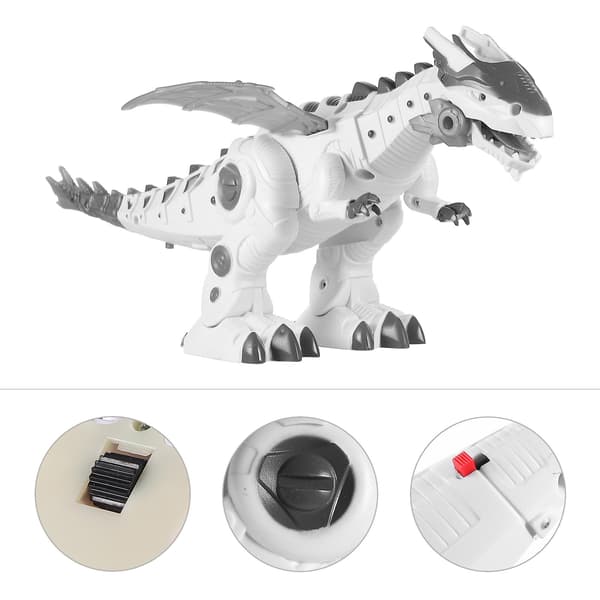 Mekanisk Dinosaur Lydvandrende Glødende Dinosaur Leke uten Batteri