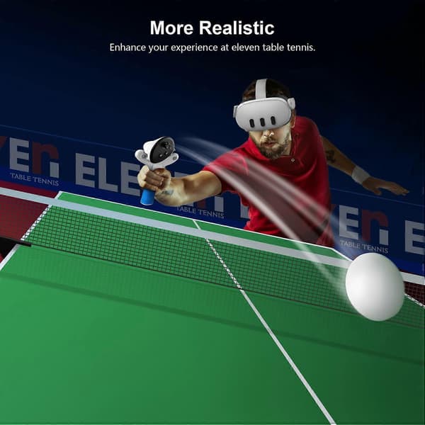 AMVR Q3TP1 Bordtennisracketgrepp för Meta Quest 3 VR-speltillbehör