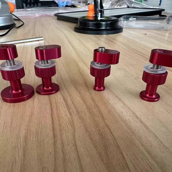 3x Bulkopptrekker-faner for bulkfjerning med kaldt lim, robust aluminiumslegering