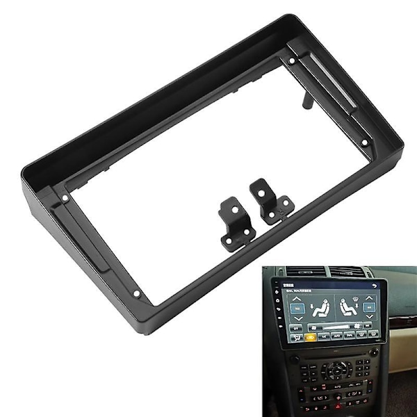 Bilradio Facia til 407 2004-2008 DVD Stereo Rammeplade Adapter Montering Instrumentbræt Installation Bezel Trim Kit
