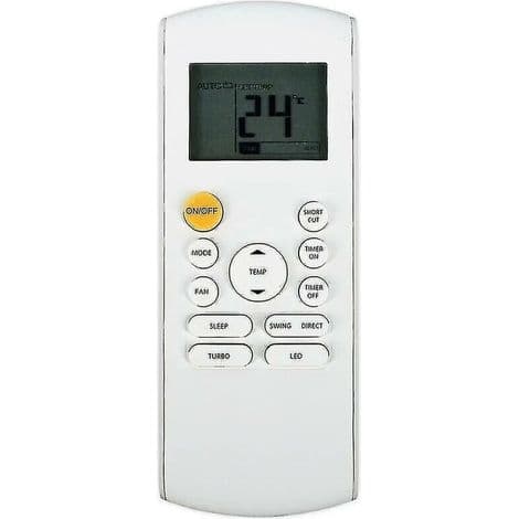 Fjärrkontroll för luftkonditionering för Beko Midea Rg57k7(b)/bgef/rg57a1(b)/rg57b(b)/bge luftkonditioneringar