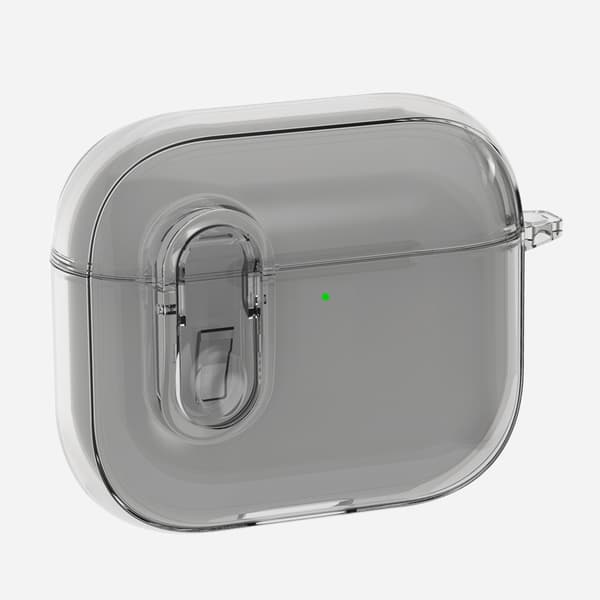 Stylish TPU Case for AirPods 4 - Shock Absorbing Protection Gray