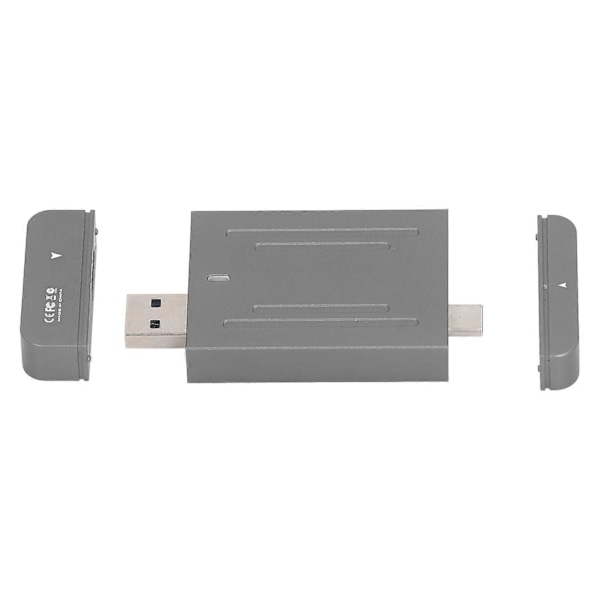 CFExpress Kortläsare 10Gbps 2TB Kapacitet USB3.1 Plug and Play Aluminiumlegering Minneskortläsare för Laptop PC Telefon