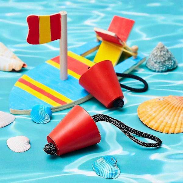 8 Stykker Universell Kajakk Bunnpluggsett Silikon Bunnplugger Dreneringshullstopper med Snor -Z
