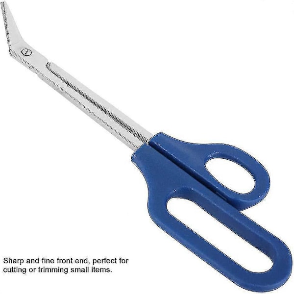 Tånagelsax med långt handtag, lättåtkomligt handtag, unik design, ergonomisk nagelbandssax i rostfritt stål (1 st)