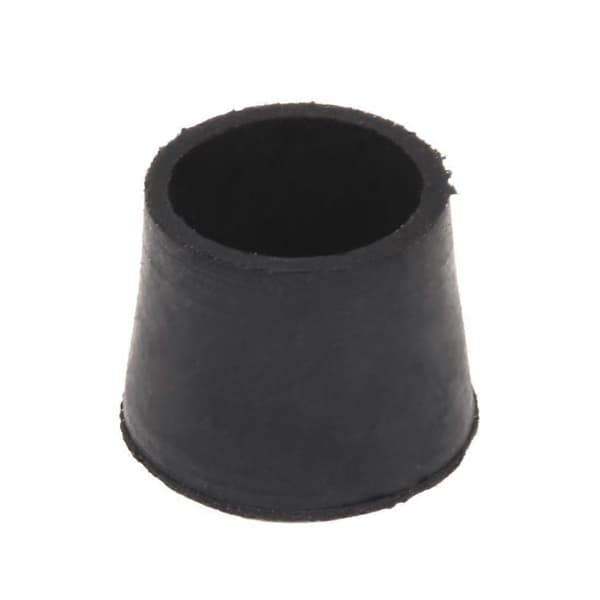 40 st svarta gummifötter för stolar, bord, rör, 14 mm