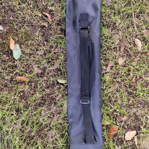 Oppbevaringsveske for turstaver med stropp Svart 17x70 cm