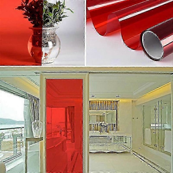 Transparent Rative Ow Glas Sticker Solar Anti Uv Pet Ow 60x100cm-gul-Yogu