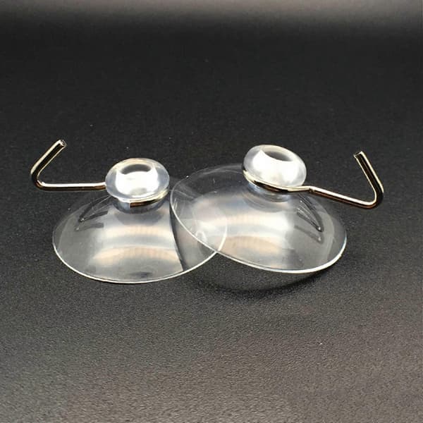 Imu-koukut ikkunaan, läpinäkyvät, 32 mm (20 kpl pakkaus)
