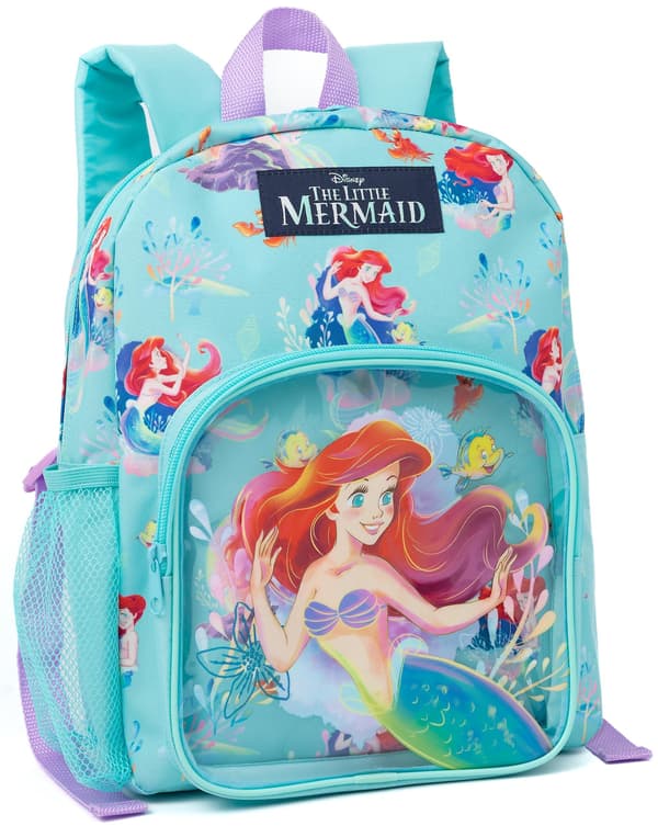 Disney Jenter Ryggsekk Blå Den Lille Havfruen - One Size