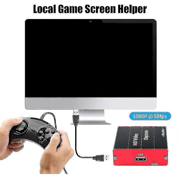 Usb3.0 4k Video, 1080p 60fps HD Pelikuvauslaite Cam Link Passthrough-toiminnon kanssa -ZZY
