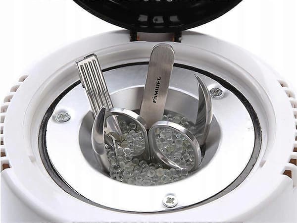 Sterilisator for metallverktøy kule