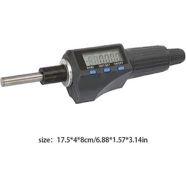 Digital Mikrometerhode Digital Mikrometerhode 25mm 0.001mm Metriske Imperiske Enheter LED Mikrometer med 3 Knapper