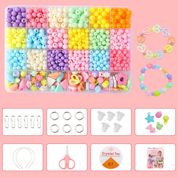 Armbånd Smykker Making Kit DIY Armbånd Sett Candy Beads