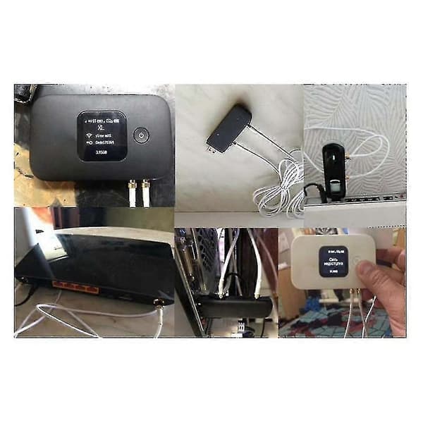 Langtrækkende antenne til 3G 4G LTE router med 5m udendørs kabel
