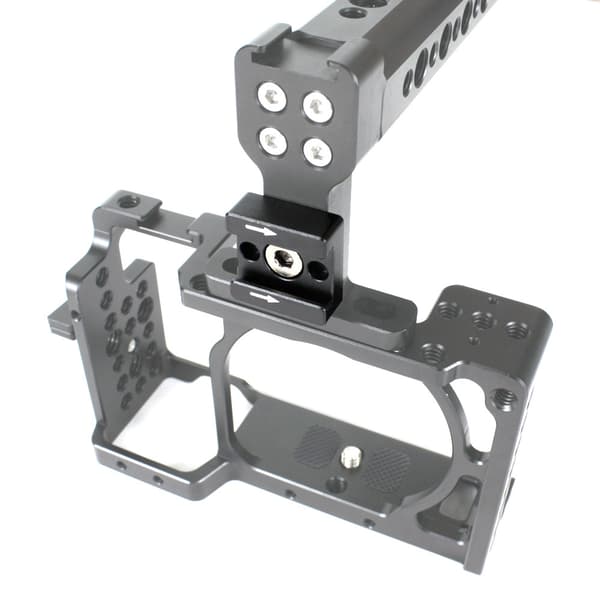 Cold Shoe Mount Adapter Cold Shoe Extender til kamera Sort