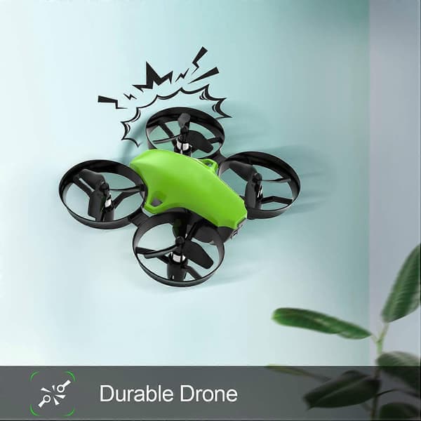 A20 Uppgraderad Mini Drönare Har Två Batterier, RC Helikopter med Hover, Headless Mode och Fjärrkontroll
