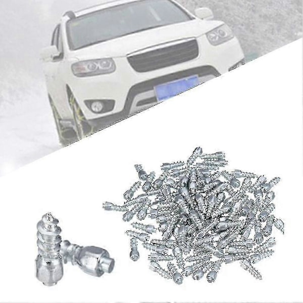 200 stk 4x12mm Hjulnagler Snøskruer Dekk Pigger Antislipp