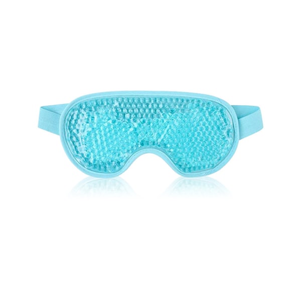 Ögonmask kylande kylmask ansiktskylglasögon 2-pack (blå)