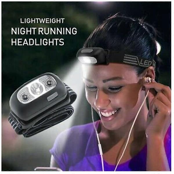 Ny Lumilight Hodelykt, Lumi Light Led Hodebånd, Oppladbar USB Hodelykt