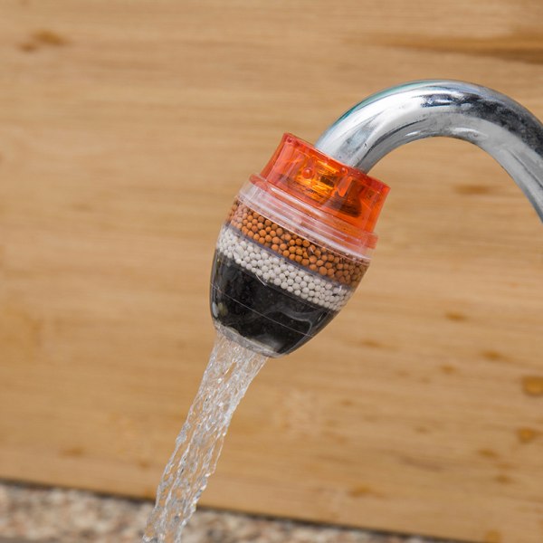 Minikran vattenreningsfilter kolfiber varmvattenrenare lämplig för rengöring av hemköket