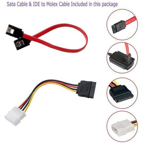 IDE SATA til USB 2.0 adapterkabel for ekstern harddisk