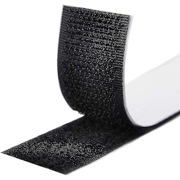 Tarranauha itsestään liimautuva 50m Extra Strong, kaksisivuinen liima Velcro 20mm leveä