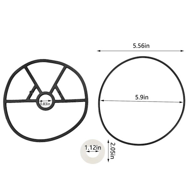 SP714T venttiilin tiiviste O-rengas korjaussarja 11/2 Hayward Variflo XL moniporttiventtiilille uima-altaan ja kylpylän varaosat
