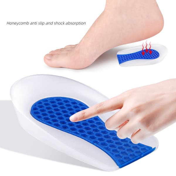 Gel Honeycomb Heel Pads for Enhanced Comfort and Support
