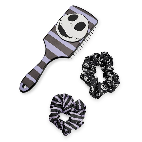 Disney x The Nightmare Before Christmas Hårbørste og Scrunchie Sæt Multifarvet The Nightmare Before Christmas - One Size