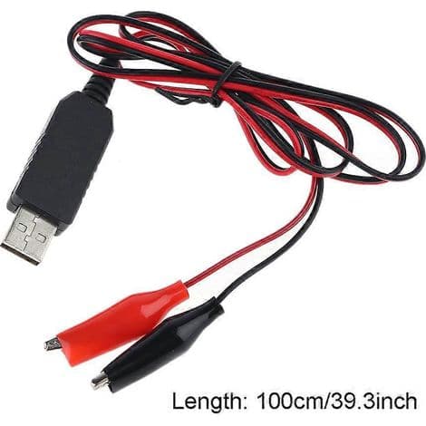 5V USB til 1.2V/2.4V/3.6V/4.8V Konverter til AAA/AA Batteriudskiftning - Strømforsyning