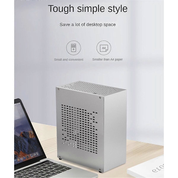 A07 Mini ITX -tietokonekotelo HTPC-isäntäkotelo USB3.0 ITX -kotelo henkilökohtaisen tietokoneen kotelo Des