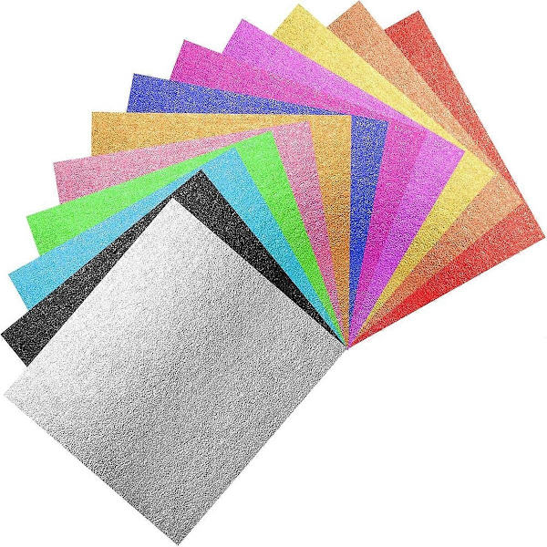 240 Ark Guldblad Multi-Color Imitation Guldbladspapper