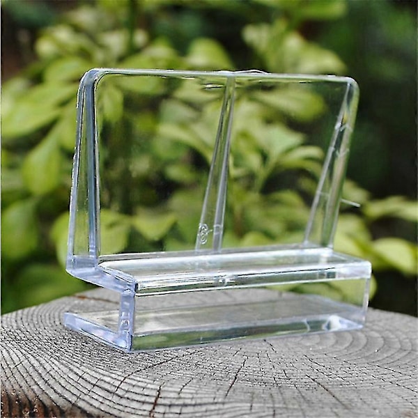 4 stk. 6/8/10/12mm Akryl Akvarium Fisketank Glas Fast Dækclips Klemme Beslag Holder Hylde -Suzuka